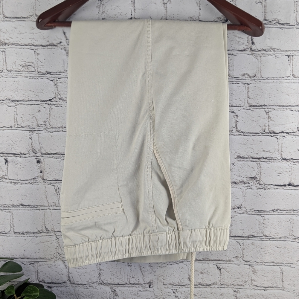Large bone stone Standard Fit Dock pants drawstring elastic waist